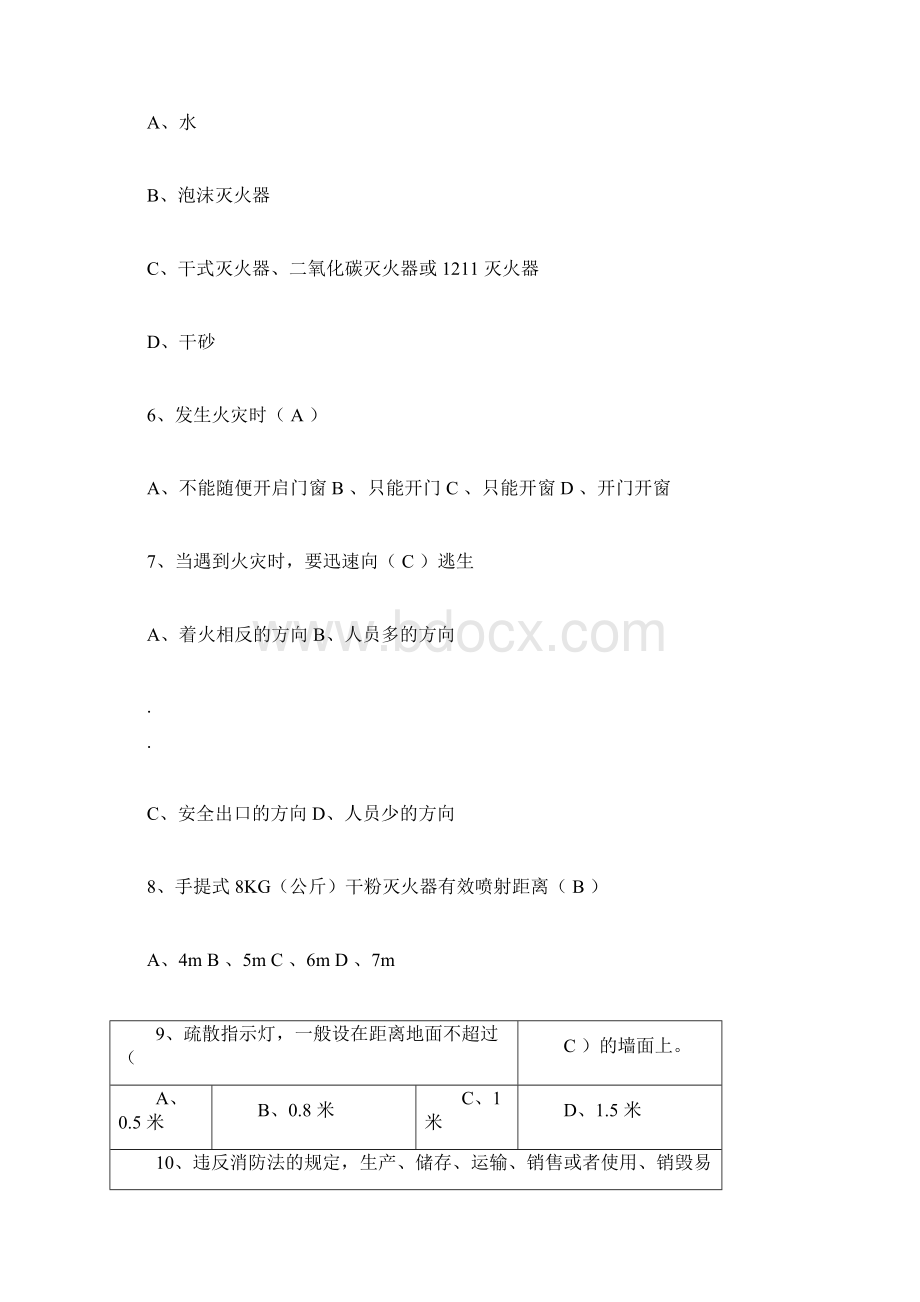 消防安全知识试题库200题.docx_第3页