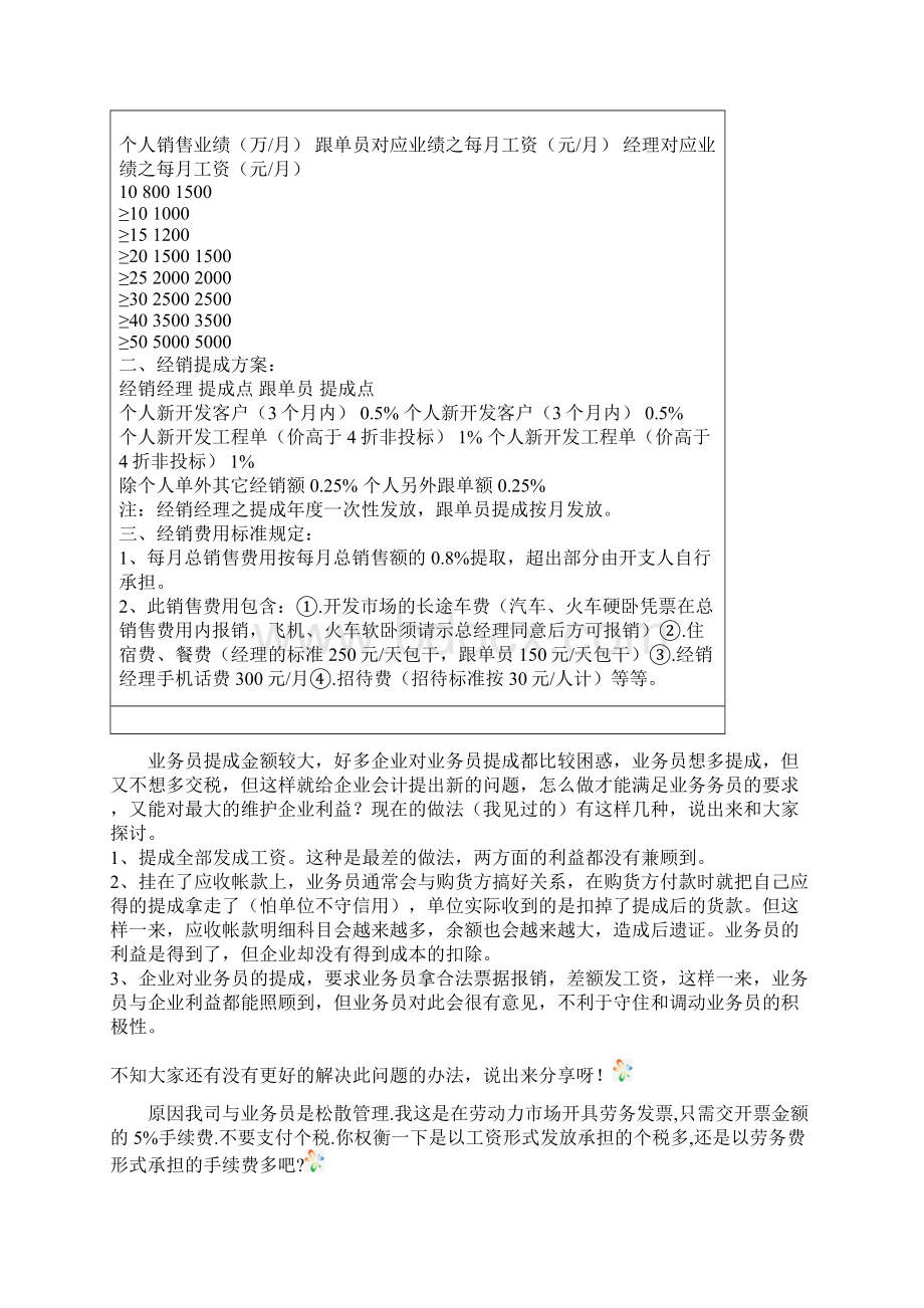 业务员提成管理制度方案Word文档格式.docx_第2页