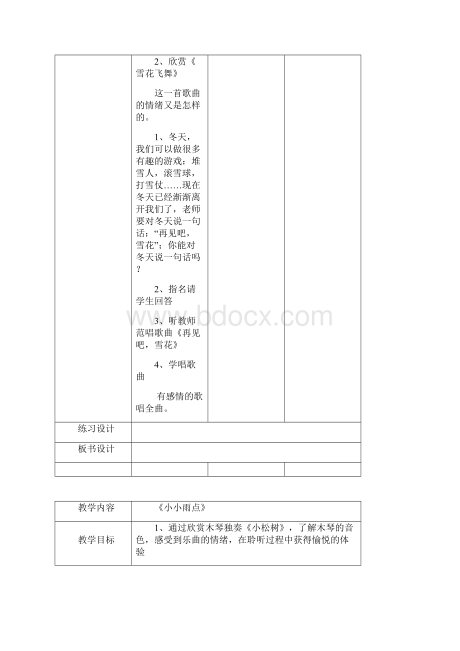 最新苏教版一年级音乐下册电子全册教案综述Word文档格式.docx_第2页