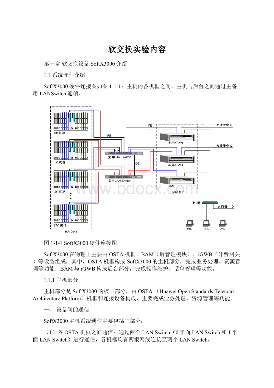 软交换实验内容Word文档下载推荐.docx_第1页