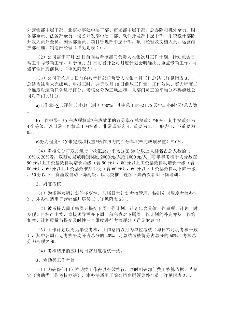 绩效考核与薪酬制度内容完整Word文档Word格式.docx_第2页