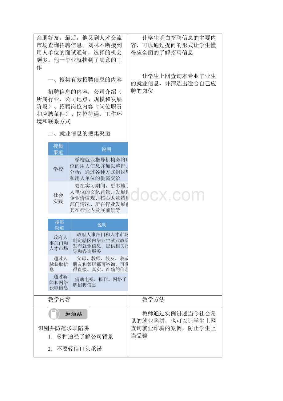 《就业及创业指导》教案专题四就业准备进行时全国职业院校通用教材.docx_第3页