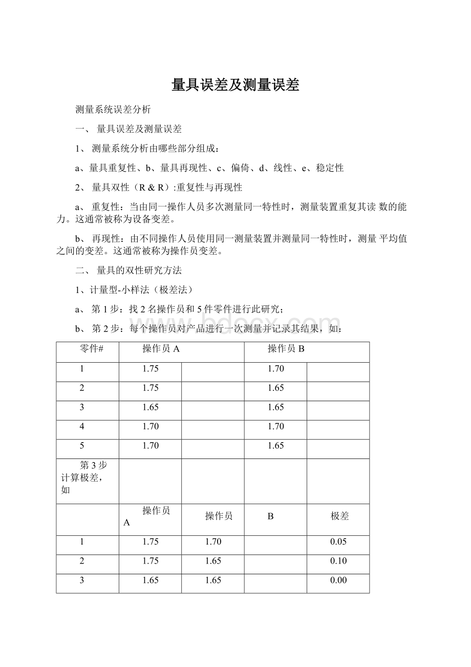 量具误差及测量误差Word格式文档下载.docx