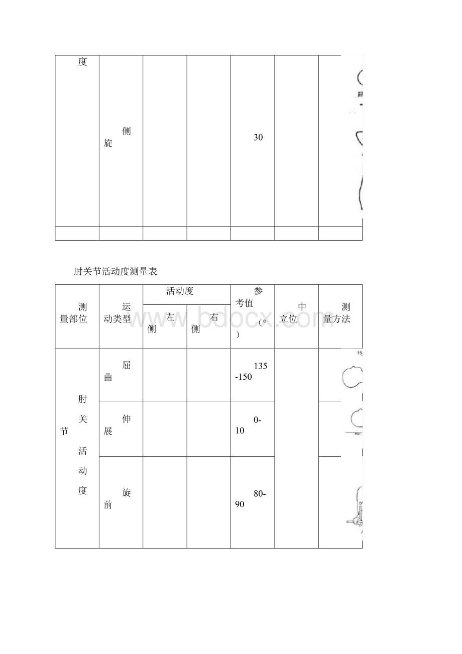 标准人体关节活动度测评量表.docx_第3页