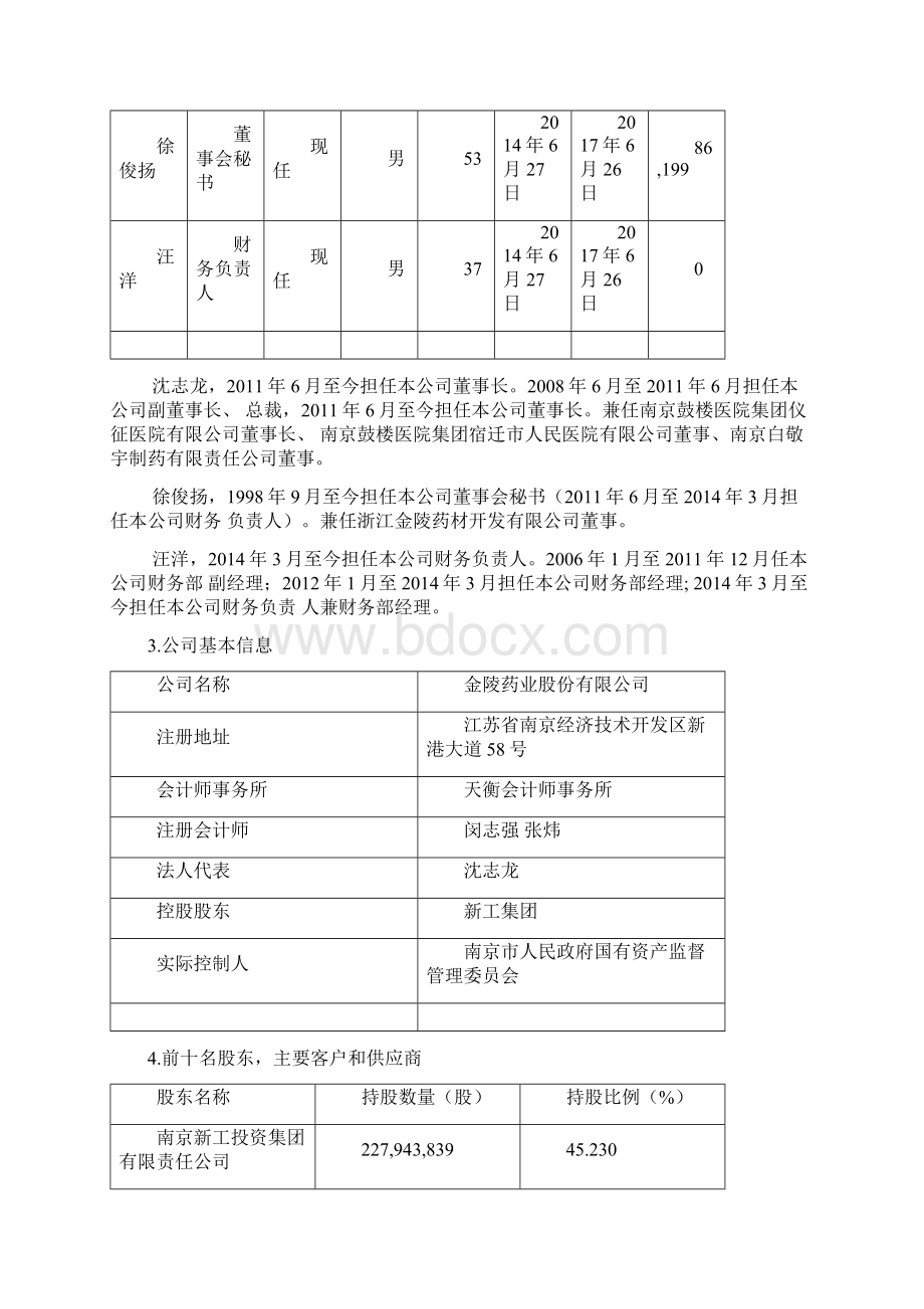 金陵药业财务报表分析.docx_第2页