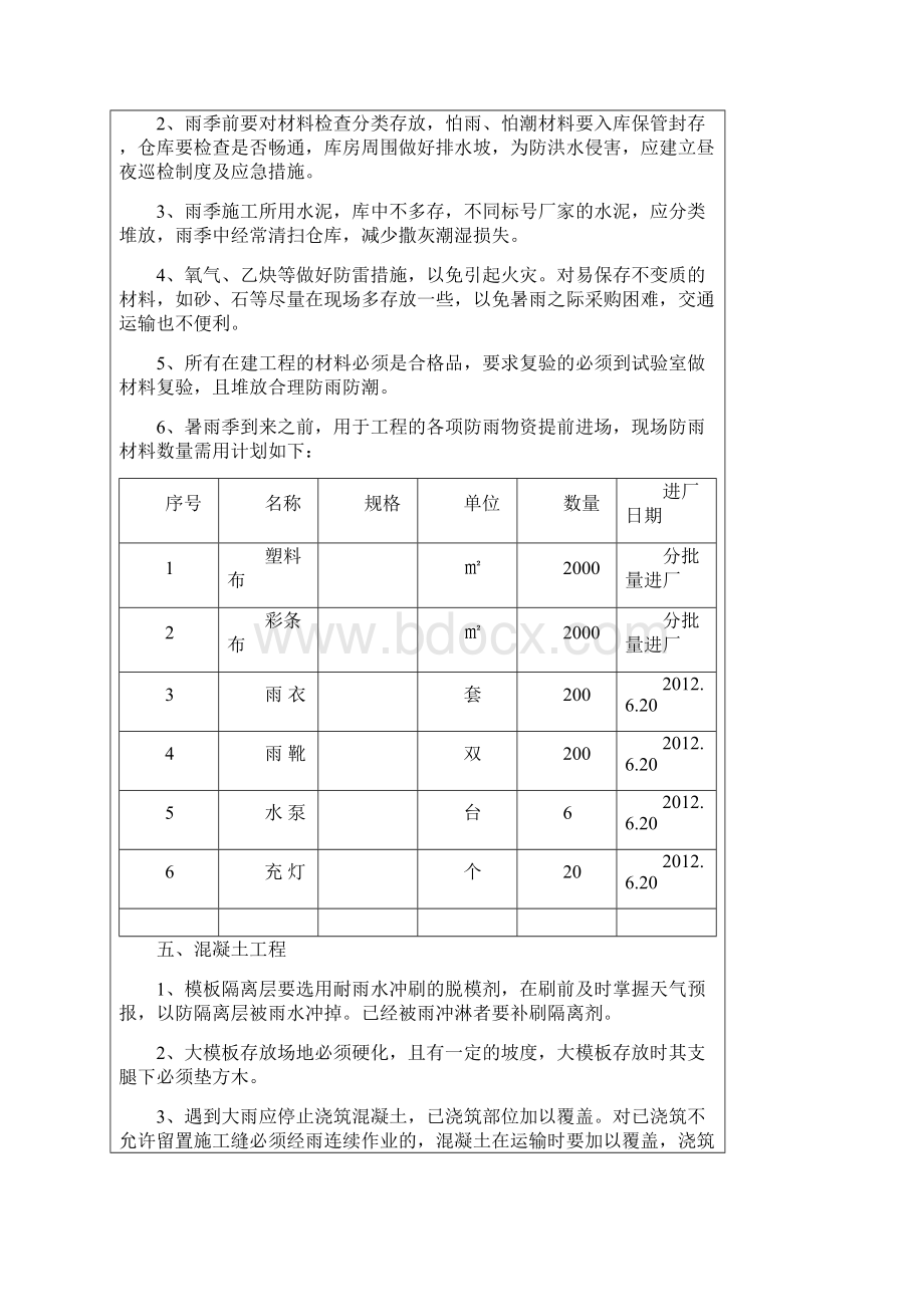 暑雨季施工安全技术交底.docx_第2页