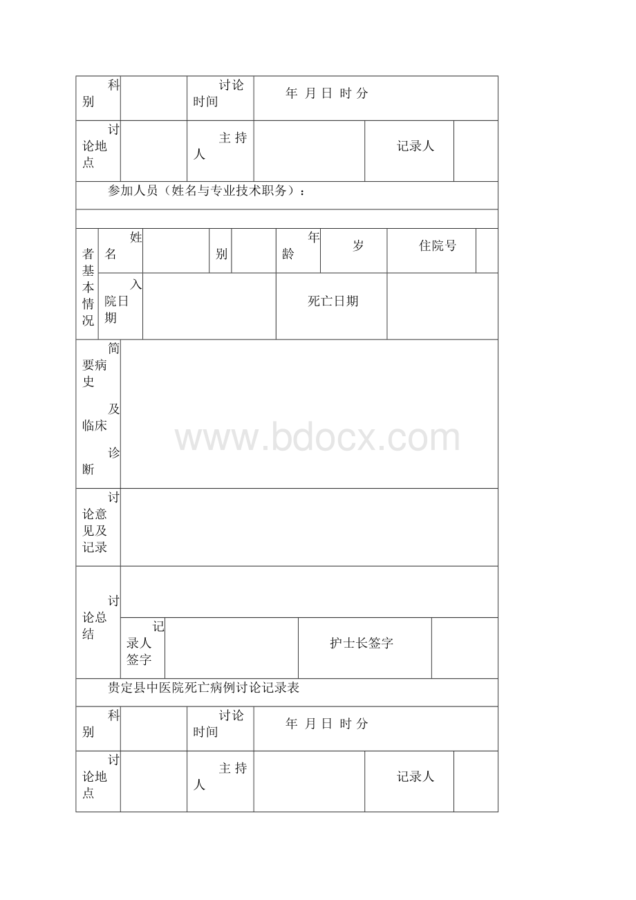 死亡病例讨论记录本.docx_第3页