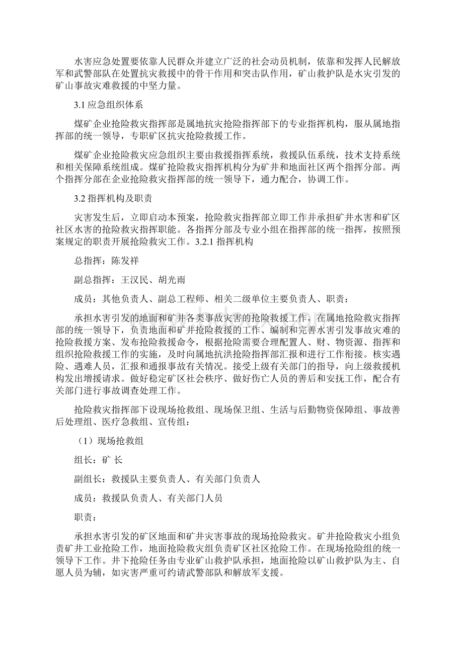 洪水自然灾害事故专项预案新文档格式.docx_第2页