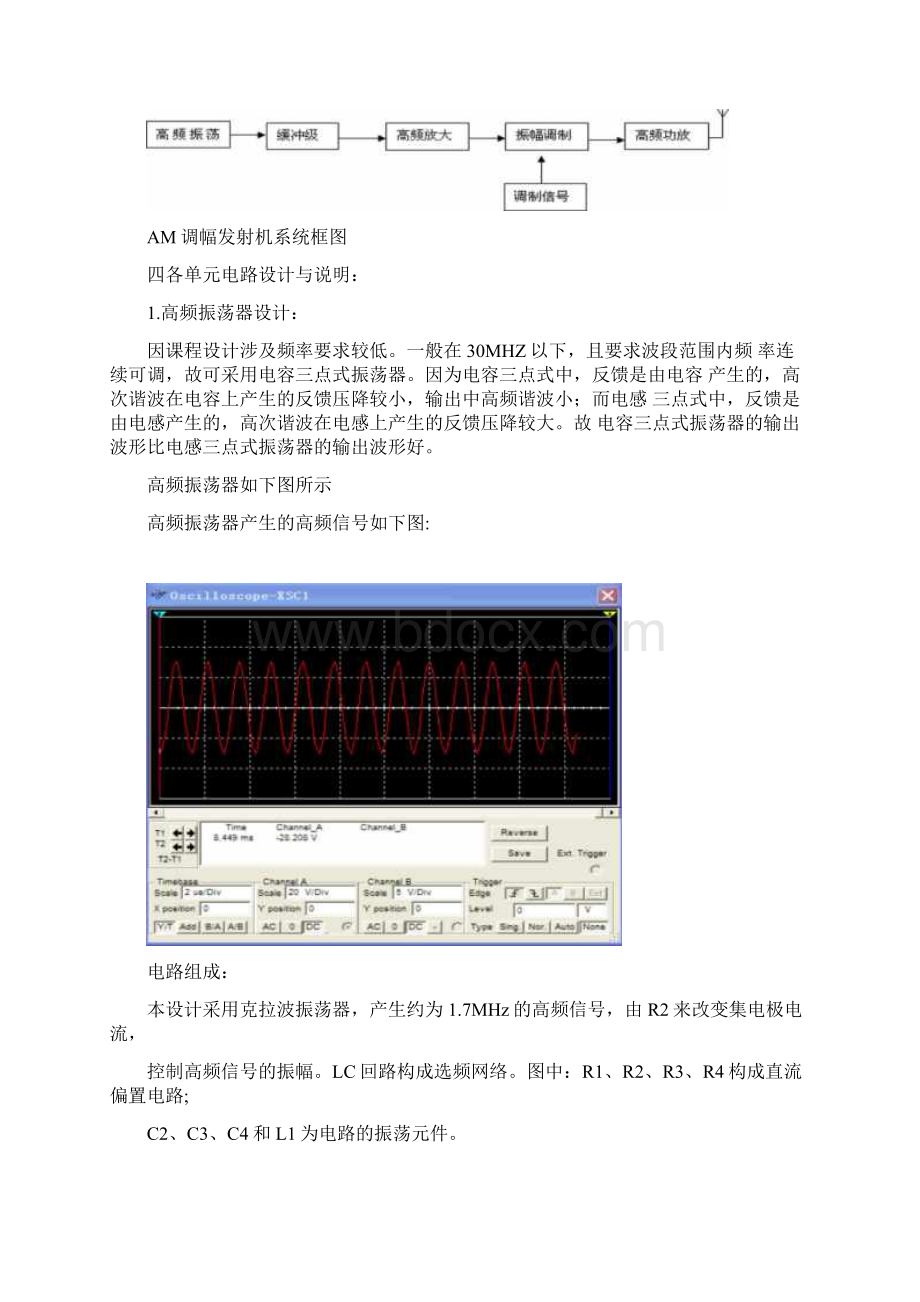 调幅发射机Word下载.docx_第2页