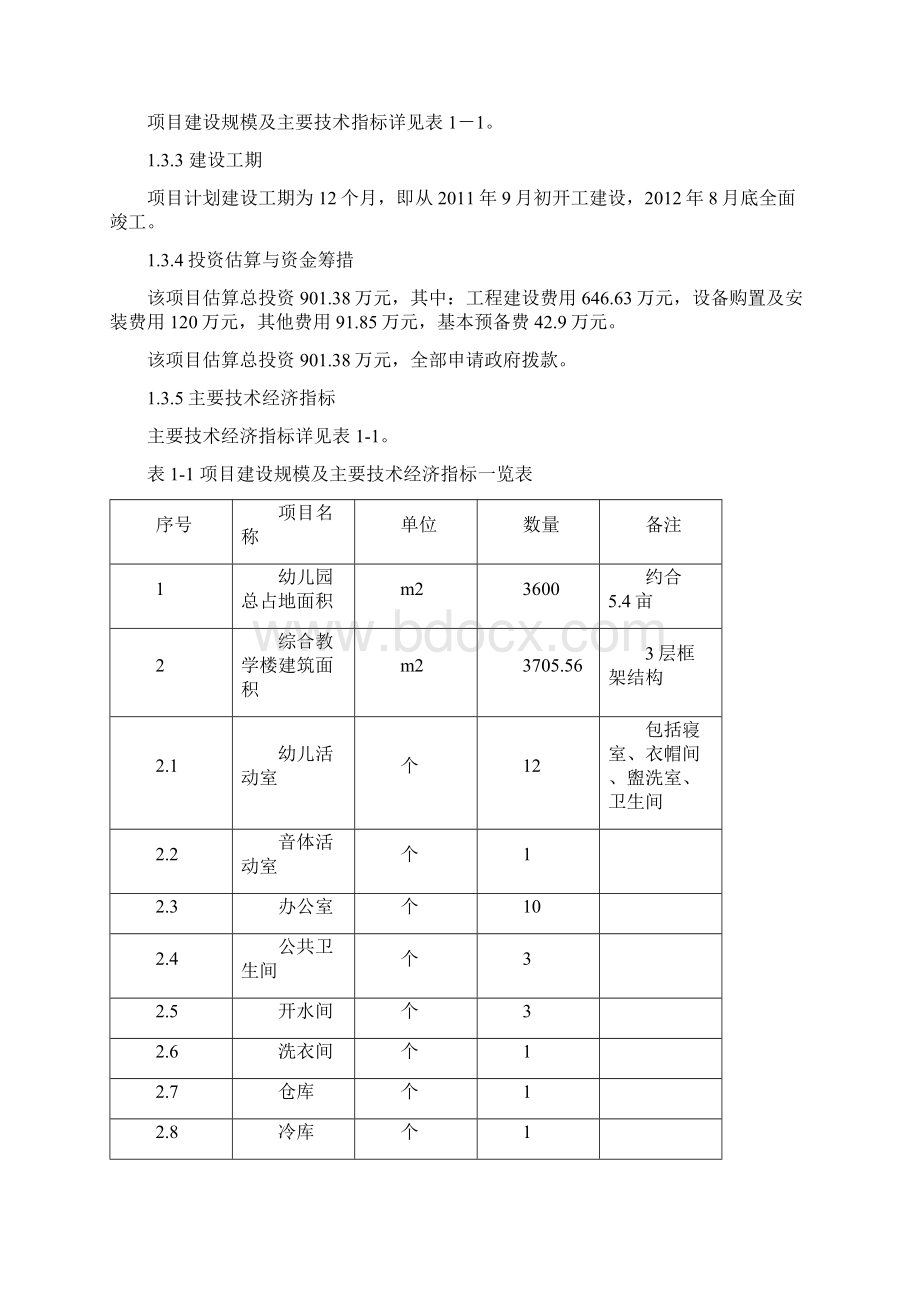 幼儿园建设项目可行性研究报告.docx_第3页