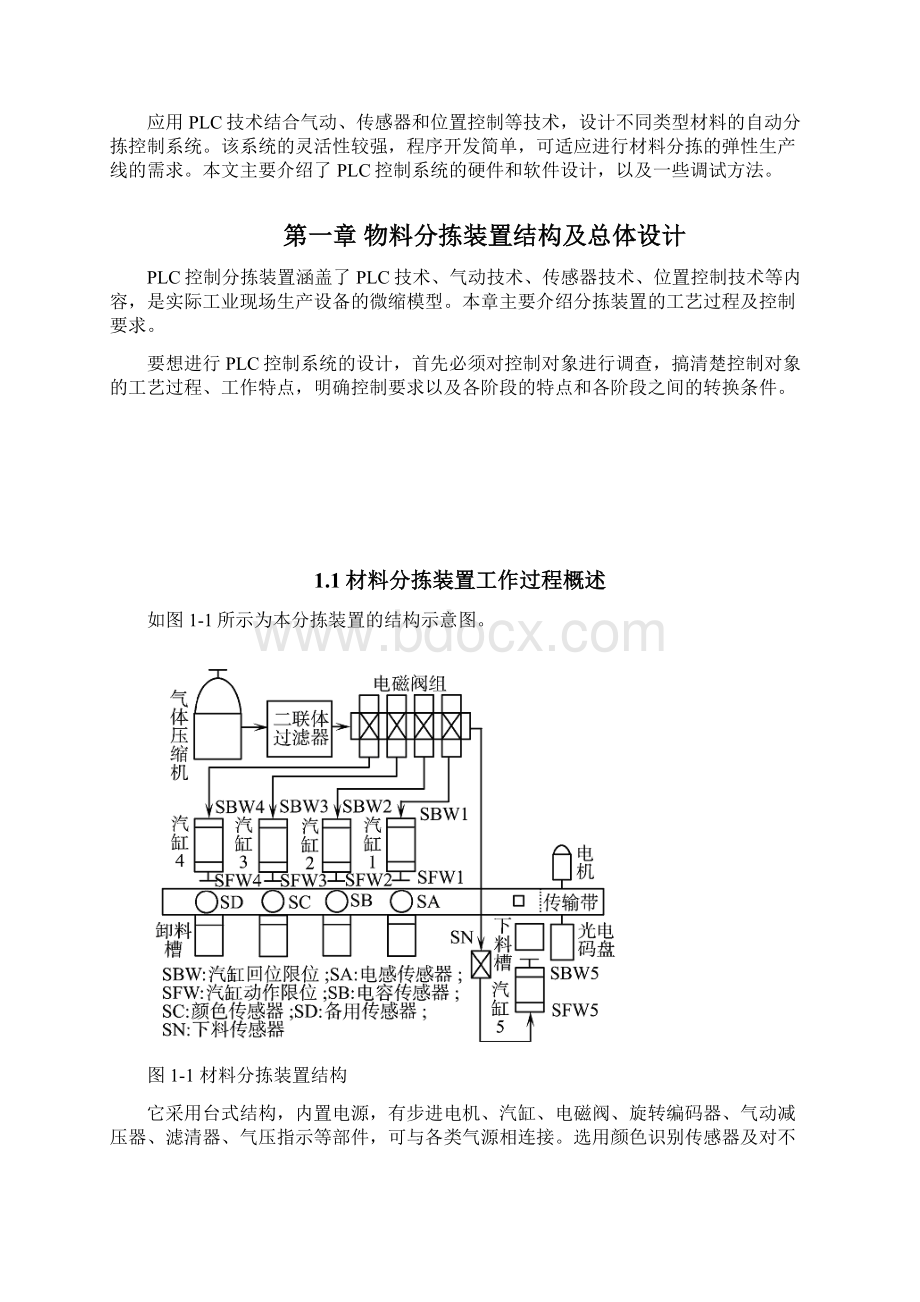 基于plc的物料传输分拣系统设计文档格式.docx_第2页