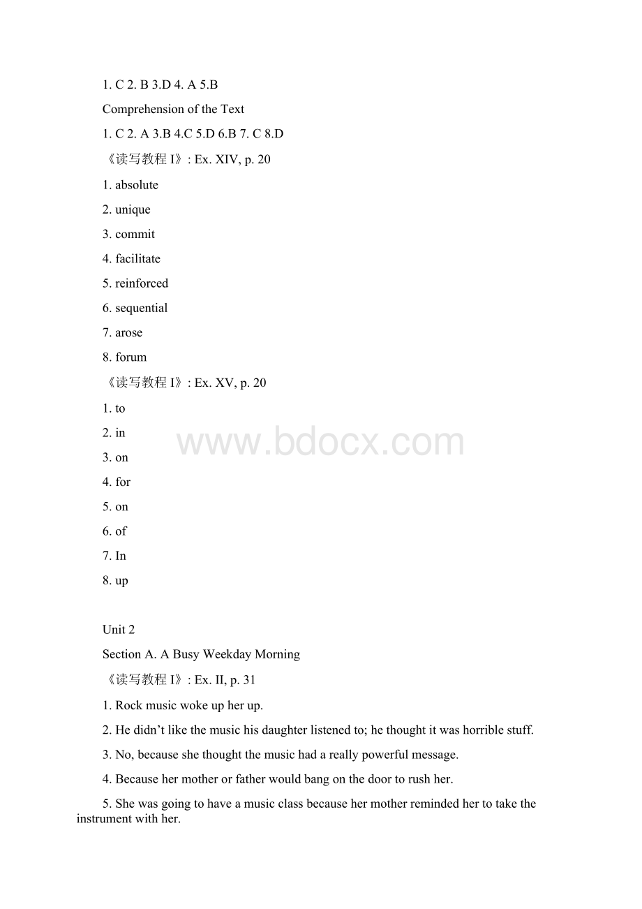 新视野大学英语第一册读写教程答案文档格式.docx_第3页