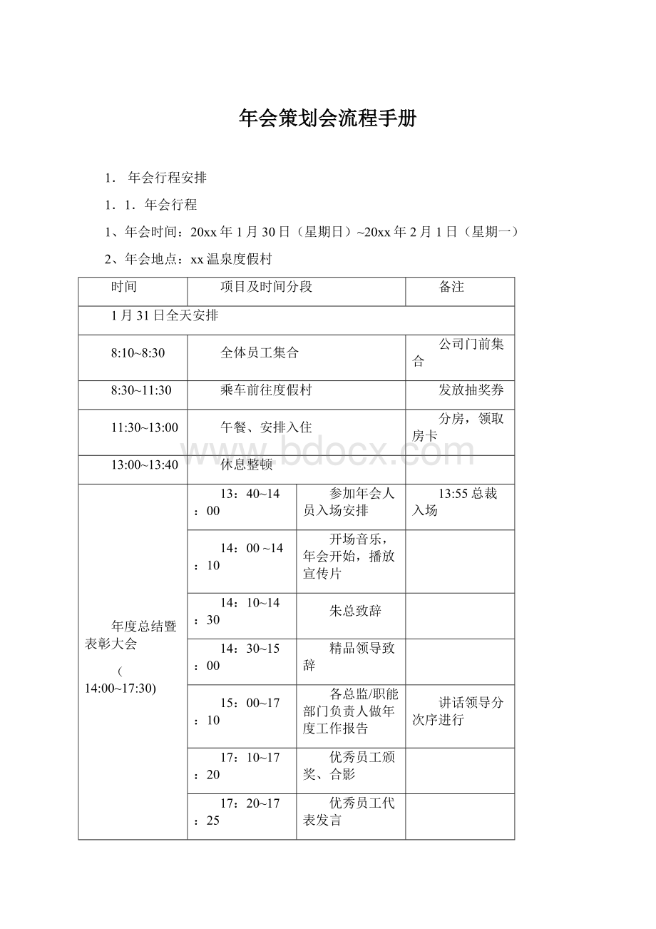 年会策划会流程手册.docx_第1页