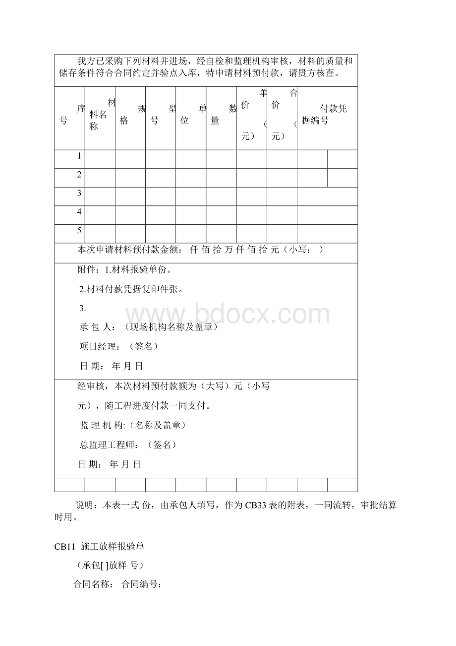 水利工程施工监理规范全套表格就Word文档格式.docx_第2页