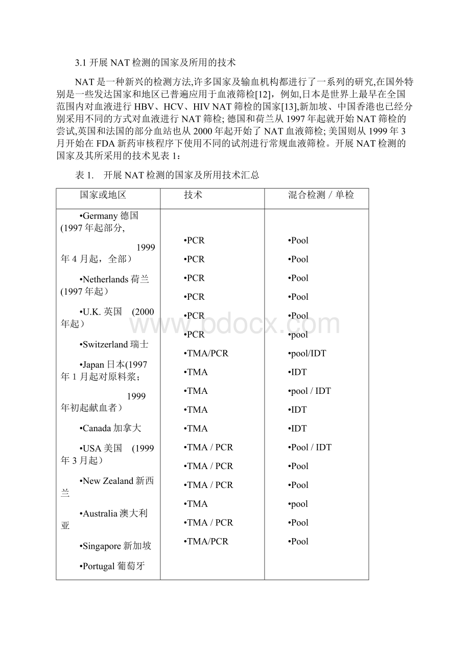 核酸检测技术及其在国内外血液筛检中的应用.docx_第3页