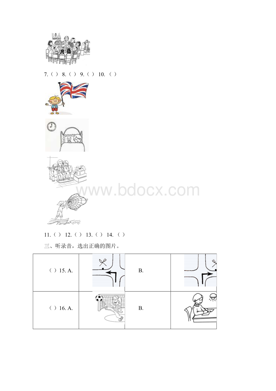 六年级英语试题卷Word格式文档下载.docx_第2页