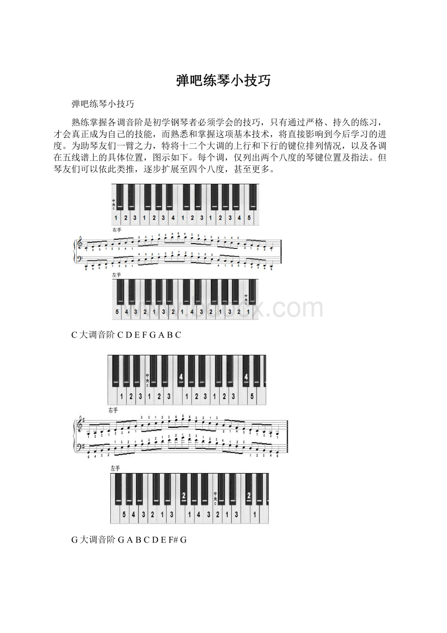 弹吧练琴小技巧Word格式文档下载.docx