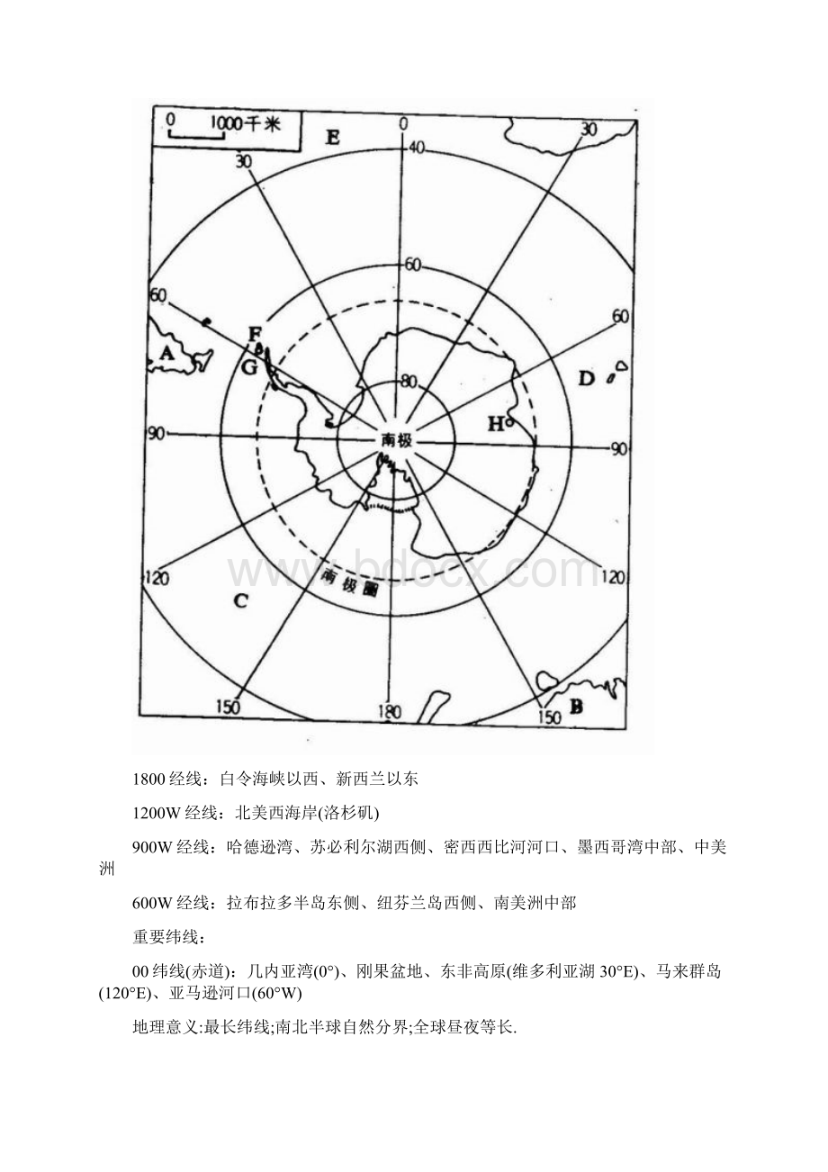 高考地理二轮复习专题2区域经纬线定位Word文件下载.docx_第2页