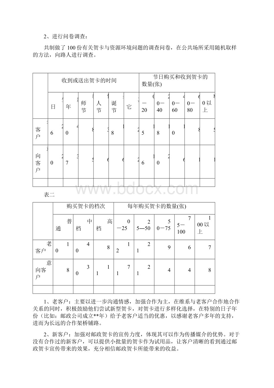 东营邮政贺卡市场营销案例分析DOCWord格式文档下载.docx_第3页