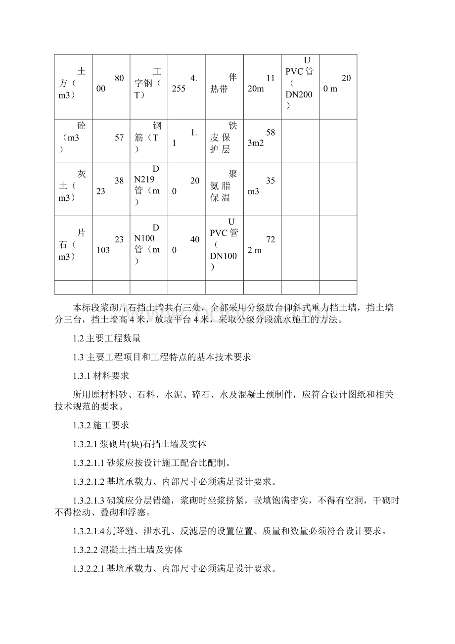 a浆砌片石挡土墙护坡施工组织设计共48页.docx_第2页