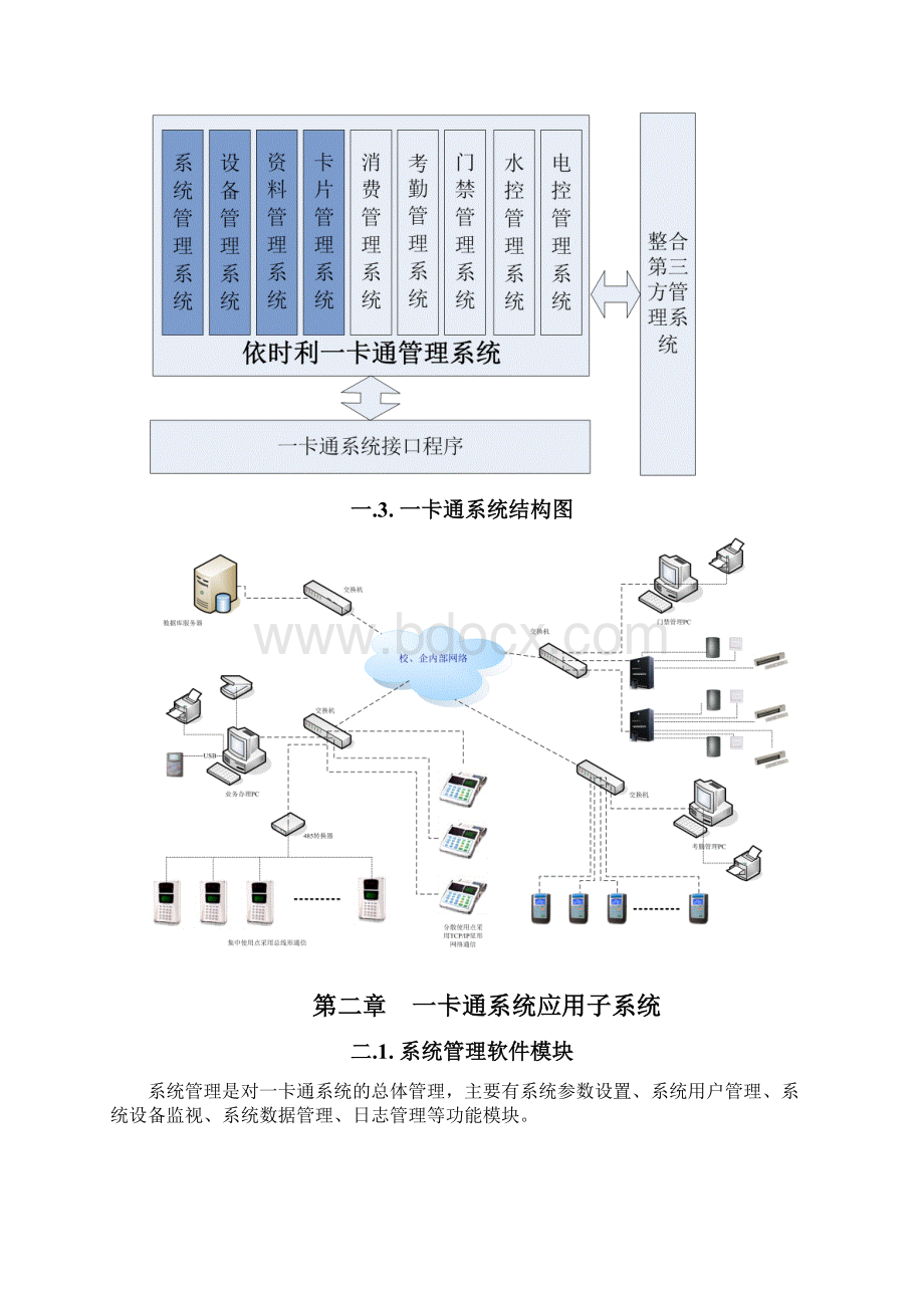 一卡通系统技术方案演示教学.docx_第2页