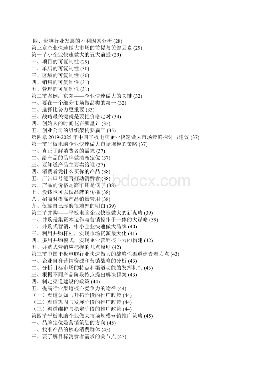 中国平板电脑行业快速做大市场规模策略研究报告Word文档格式.docx_第3页