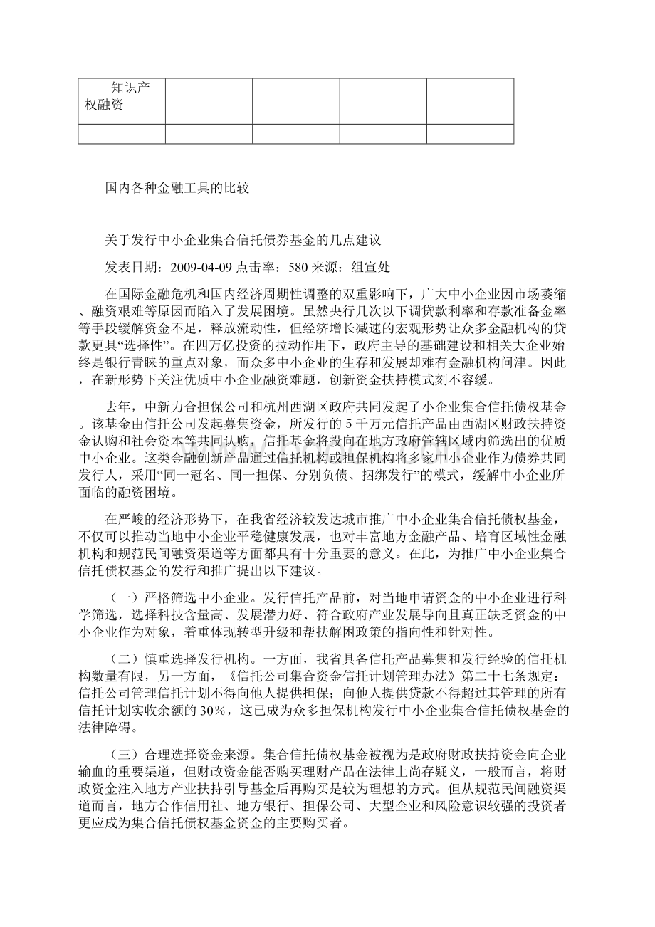 中小企业集合债和中小企业票据Word格式.docx_第3页