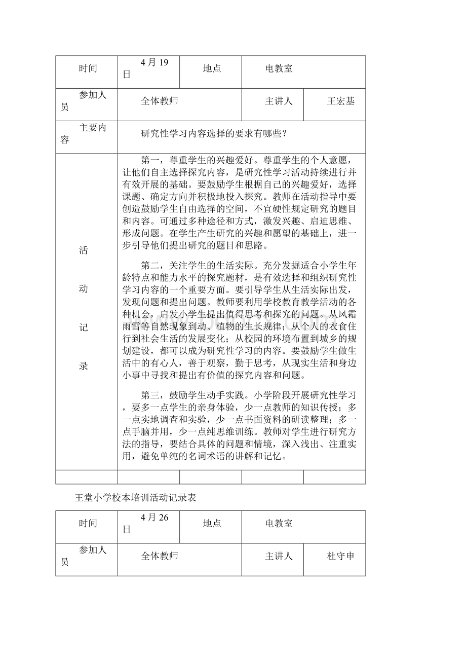 小学校本培训活动记录表1.docx_第3页