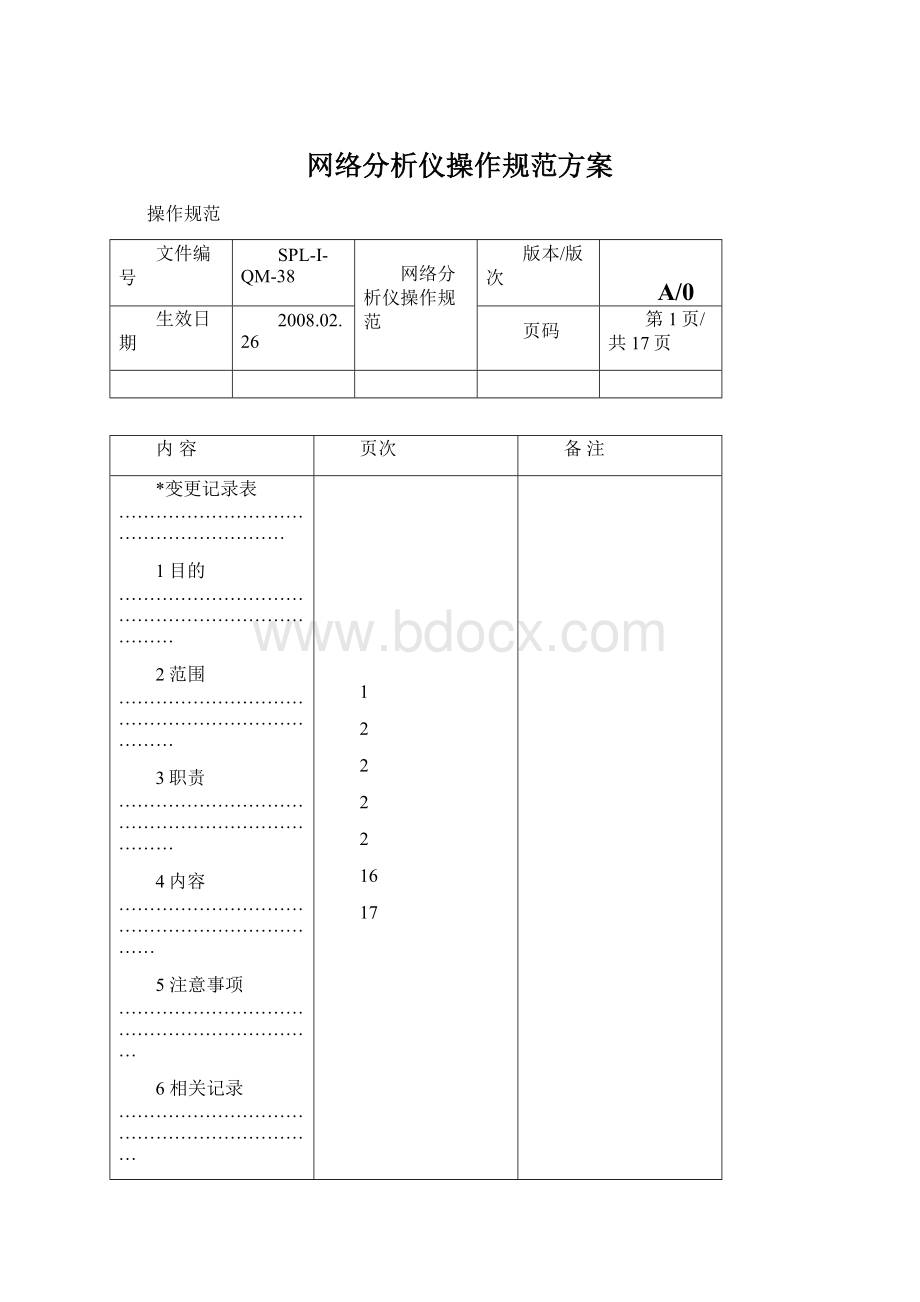 网络分析仪操作规范方案.docx