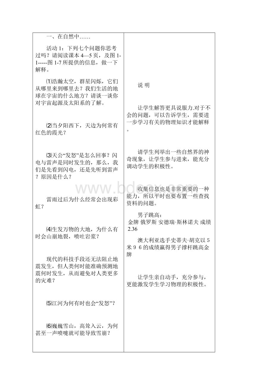 沪科版物理八年级上册第一章打开物理世界的大门全章学案.docx_第2页