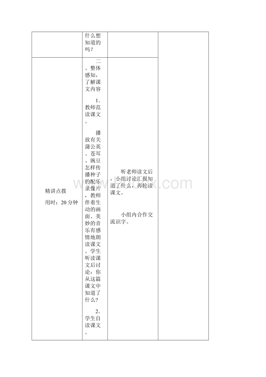 最新人教版二年级语文上册3植物妈妈有办法优秀教案.docx_第3页