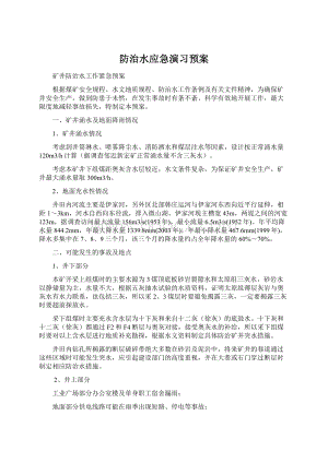 防治水应急演习预案.docx