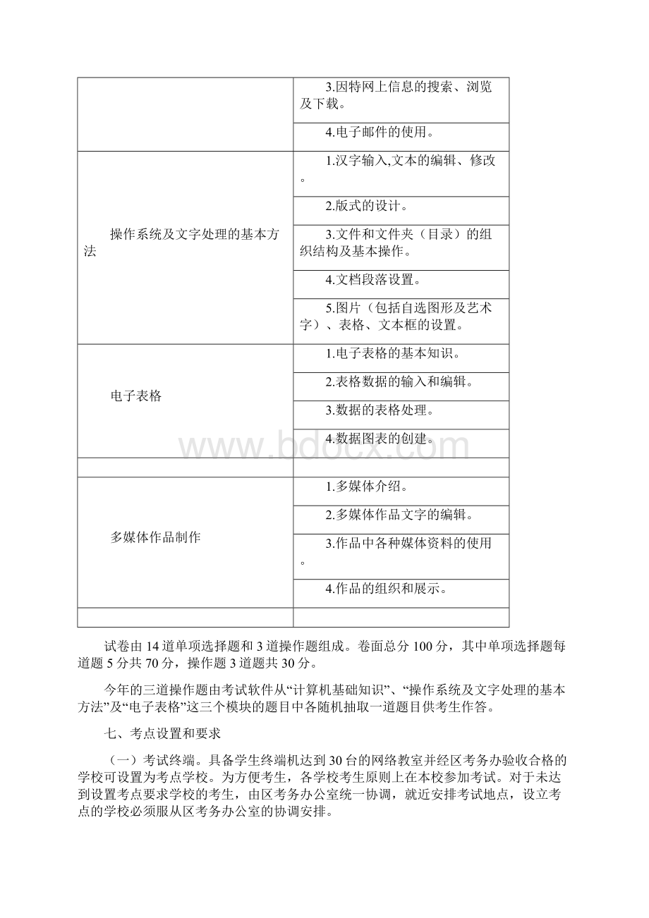 玉州区初中学业水平信息技术.docx_第3页