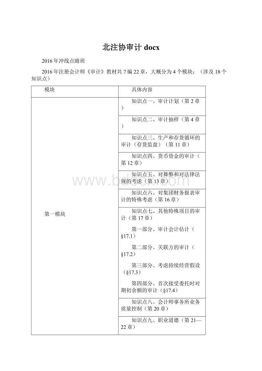 北注协审计docx文档格式.docx