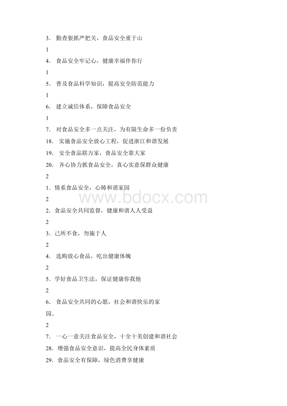 小学安全宣传标语完整版Word格式文档下载.docx_第3页