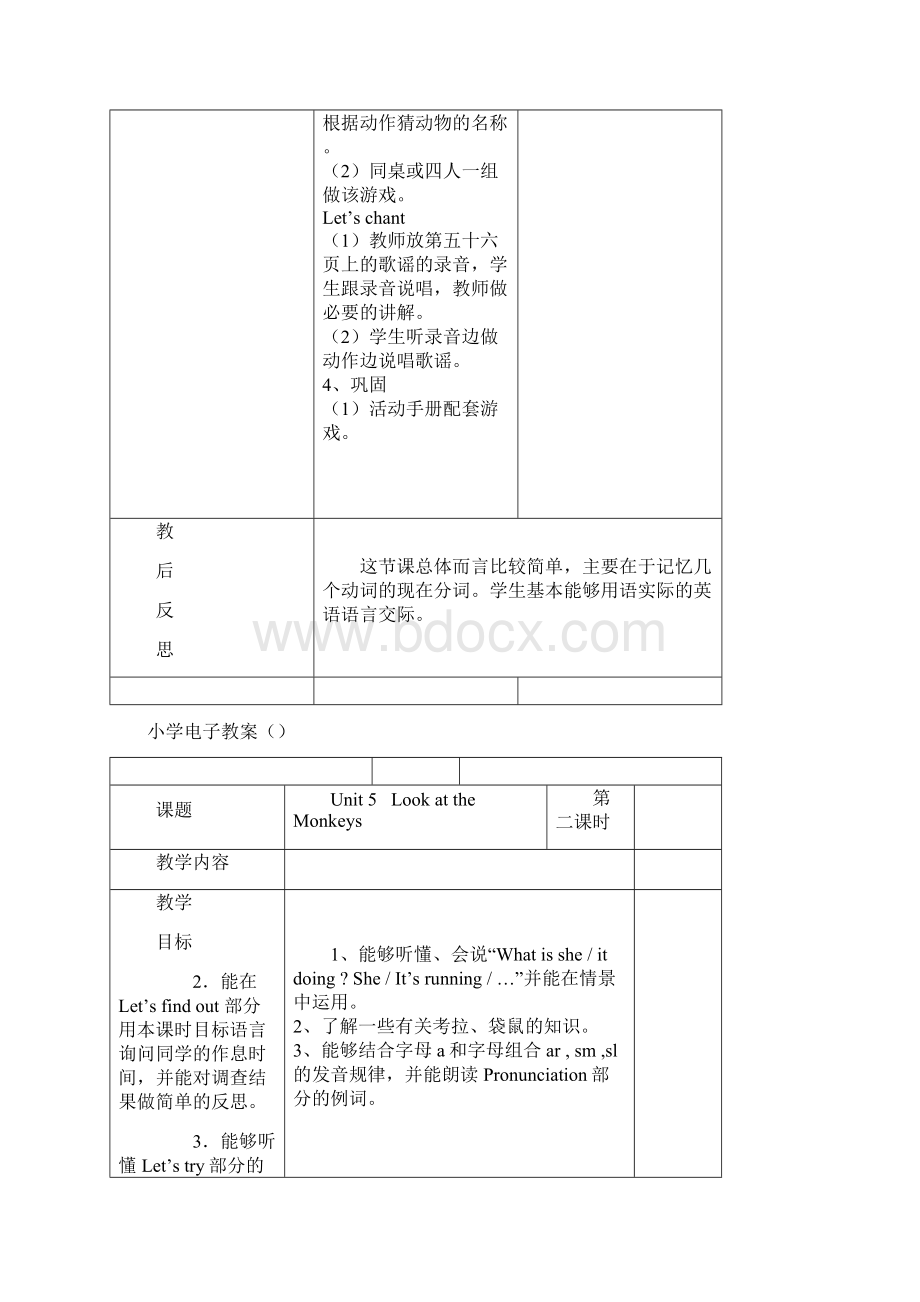 小学PEP新教材五年级下册英语教案第五单元.docx_第3页