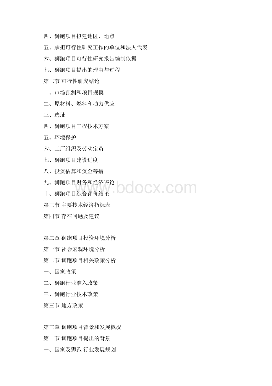 狮跑项目可行性研究报告Word文档下载推荐.docx_第3页