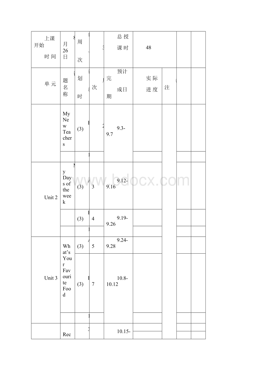 人教版小学五年级英语上册教案2.docx_第3页