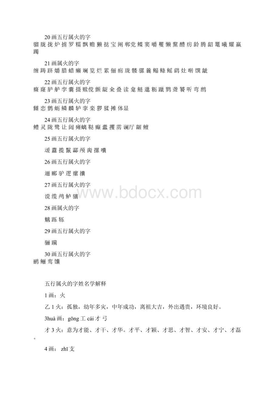 康熙字典之五行属火的字大全.docx_第3页