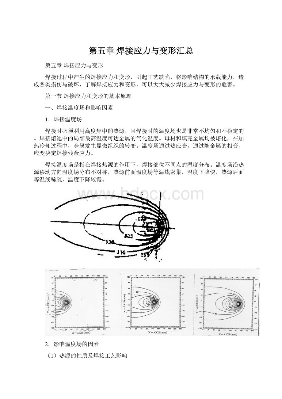 第五章焊接应力与变形汇总.docx