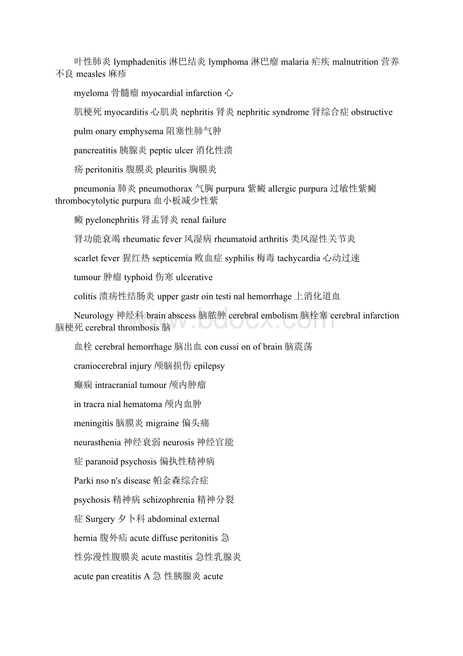 各种疾病的英文Word下载.docx_第2页