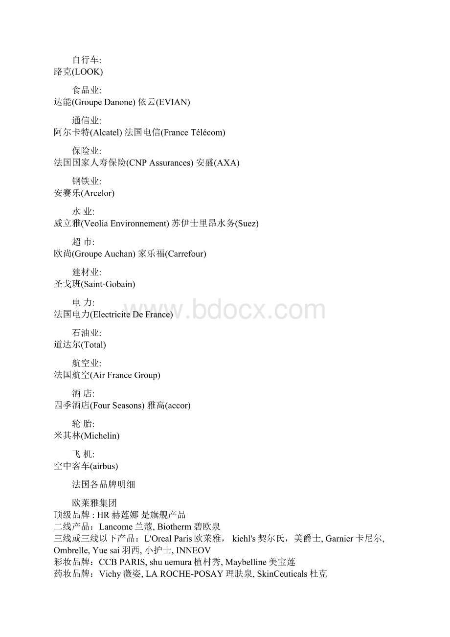 法国品牌一览表 逛街专用 48个法国品牌.docx_第3页