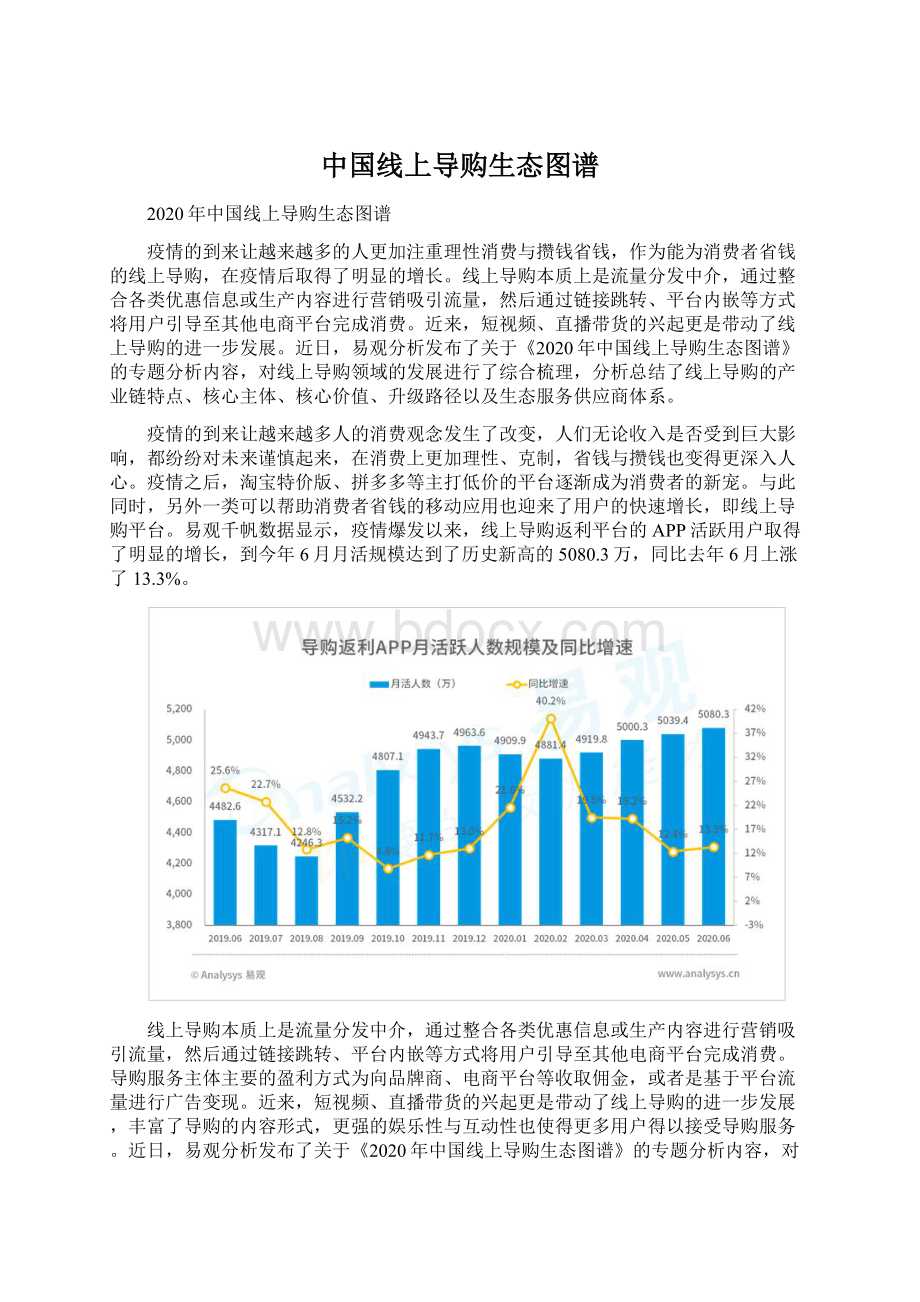 中国线上导购生态图谱.docx_第1页