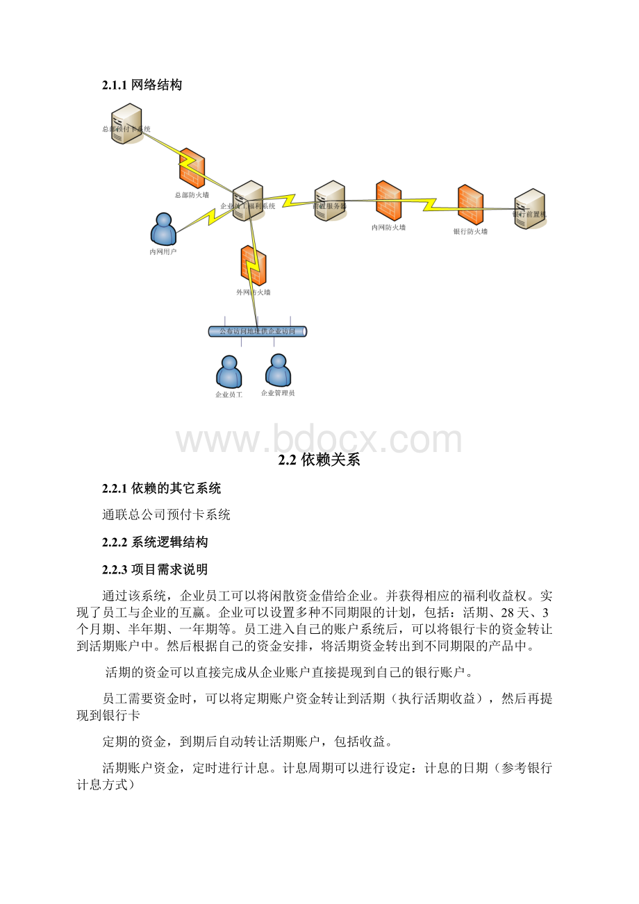 企业员工福利管理系统总体设计方案.docx_第3页