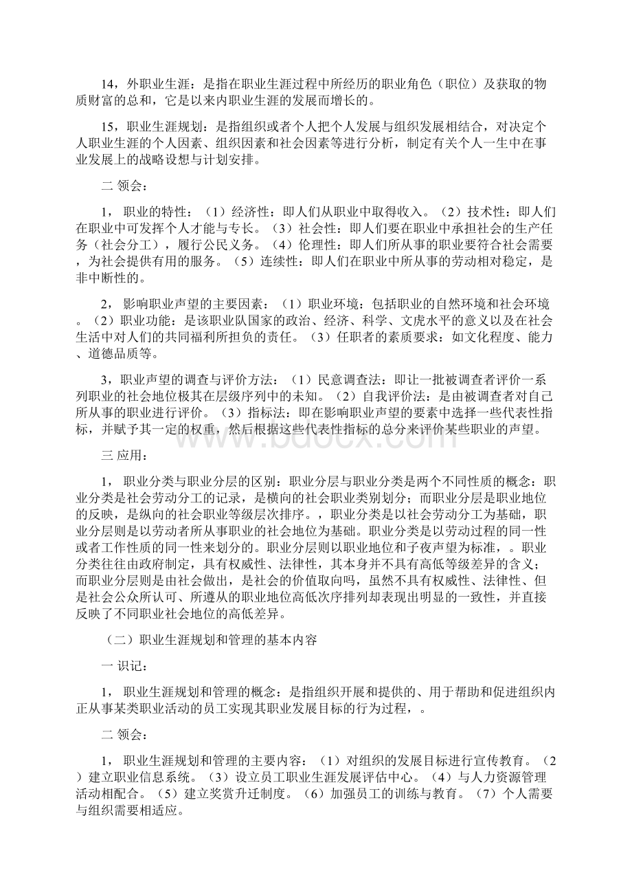 职业生涯规划与管理总结Word格式.docx_第2页