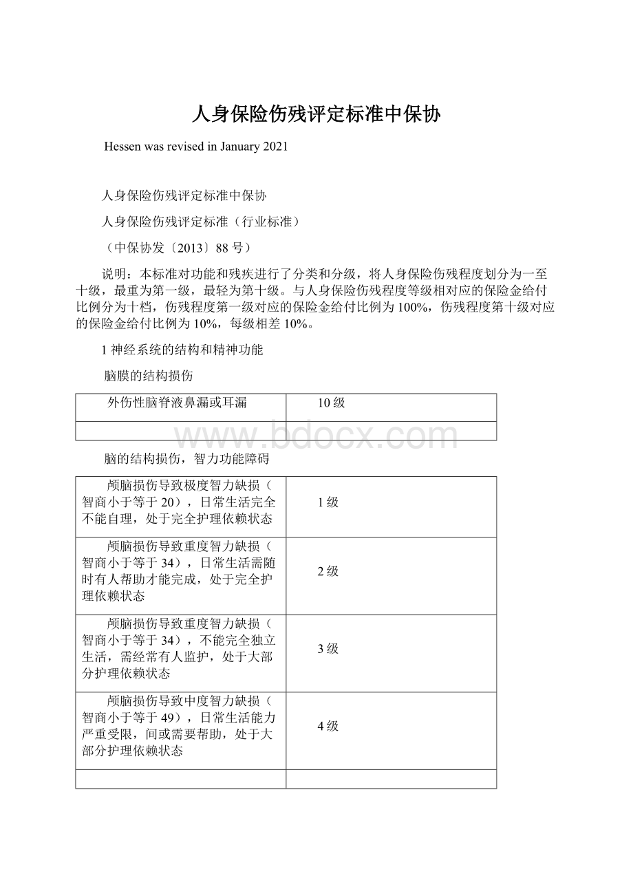 人身保险伤残评定标准中保协.docx_第1页