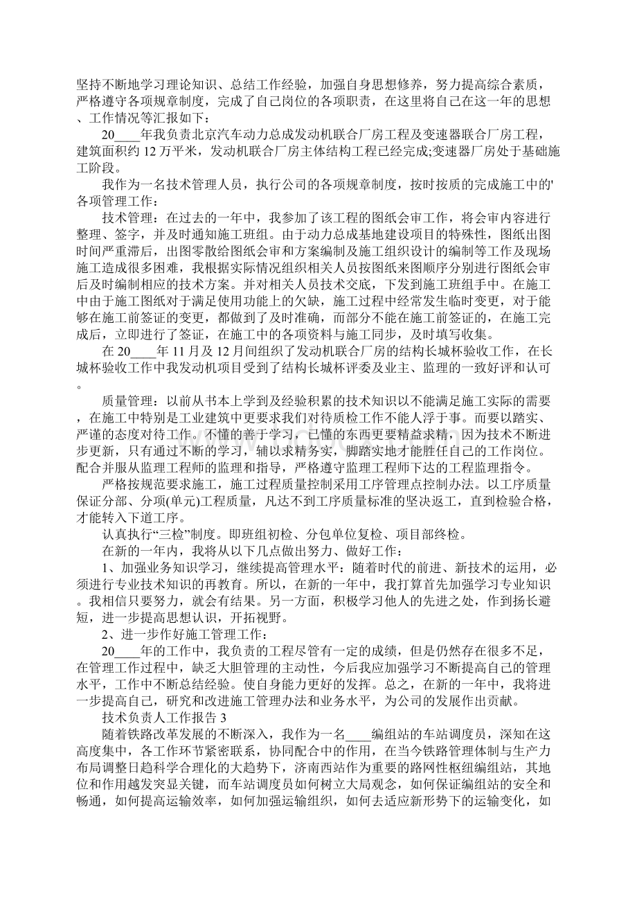 技术负责人工作总结报告.docx_第3页