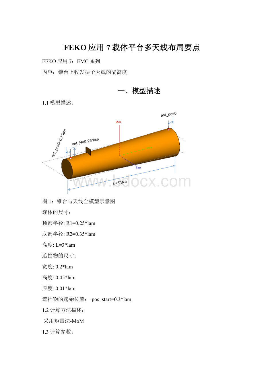 FEKO应用7载体平台多天线布局要点.docx_第1页