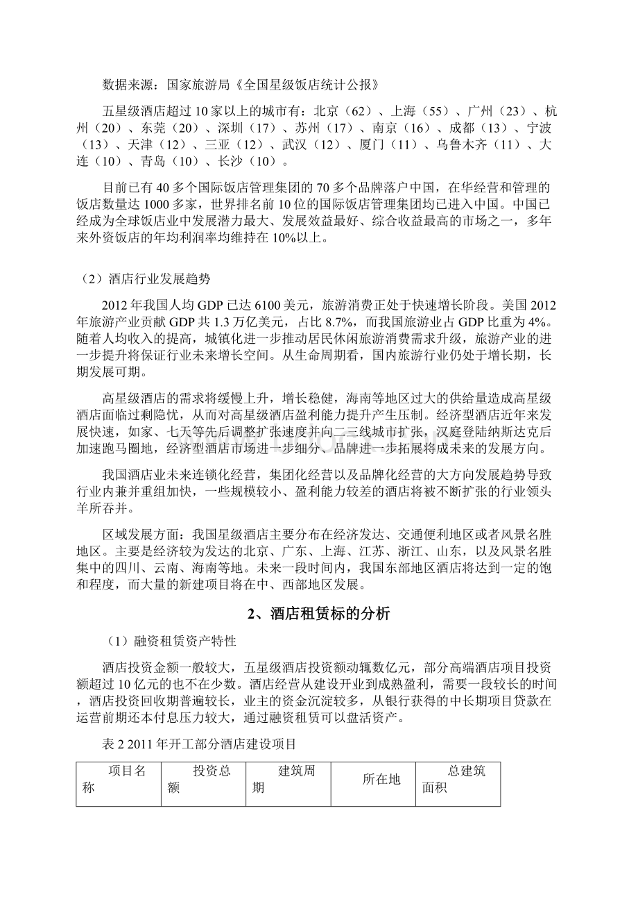 旅游酒店行业融资租赁项目运作模式及实操案例.docx_第2页