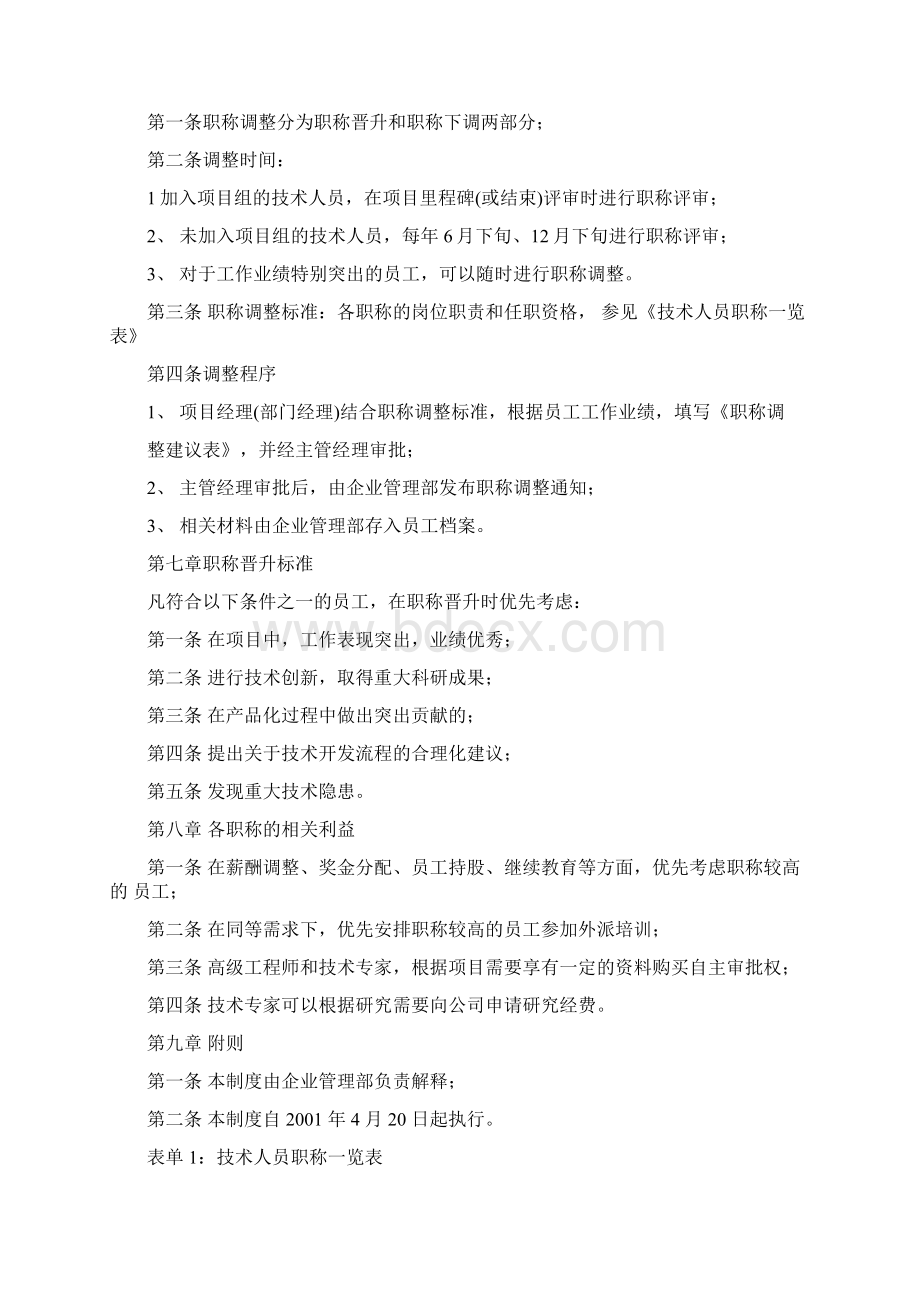 技术人员职务管理晋升制度DOC15页.docx_第3页